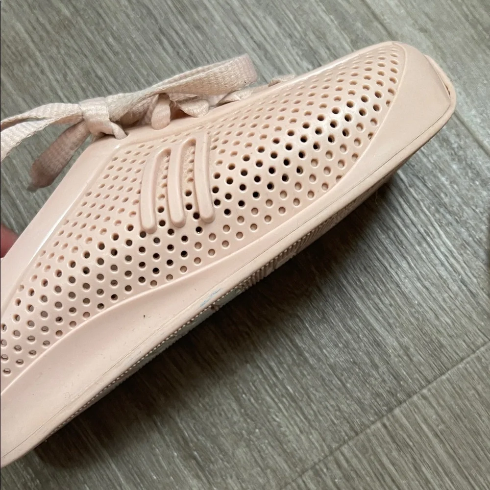 Mini Melissa Girls Pink Sneakers - Picture 6 of 6
